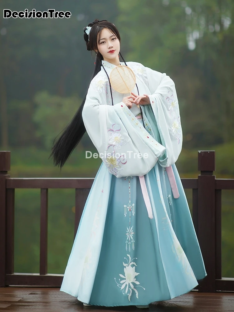 2021 women hanfu set song traditional chinese fancy dress 4.5m hanfu dancing performance cosplay embroidery costume for girls
2021 women hanfu set song traditional chinese fancy dress 4.5m hanfu dancing performance cosplay embroidery costume for girls