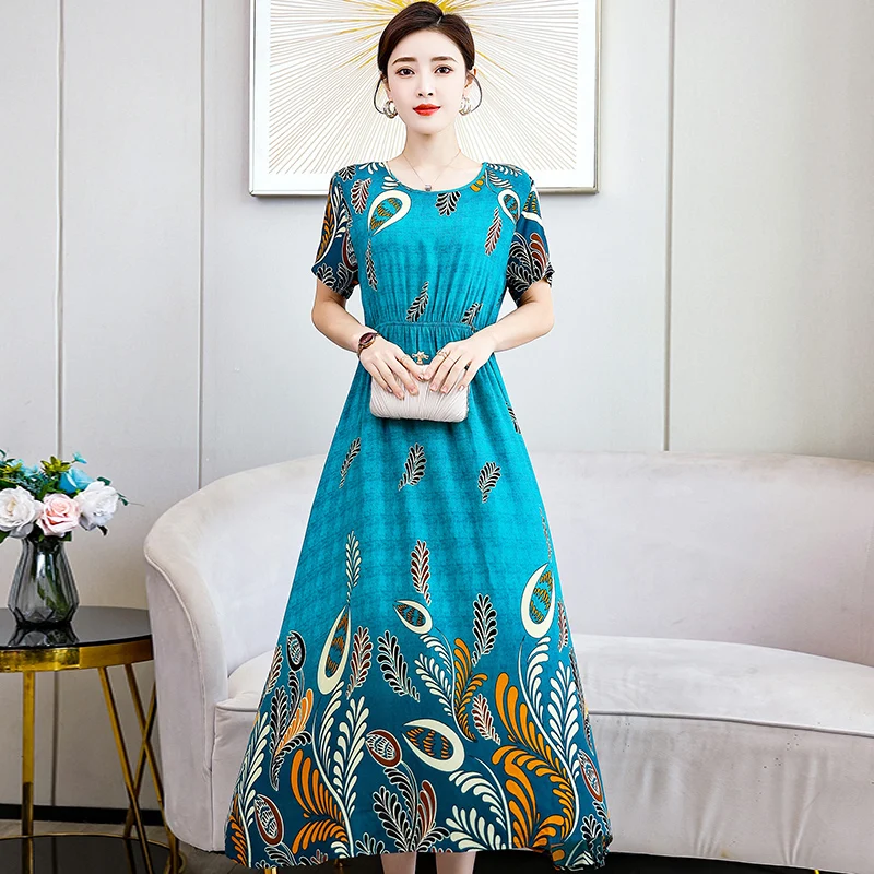 2021 Summer dresses Tops Short Sleeve Party long Dress Net Yarn Summer New Women'S Clothing Bohemian dresses
2021 Summer dresses Tops Short Sleeve Party long Dress Net Yarn Summer New Women'S Clothing Bohemian dresses