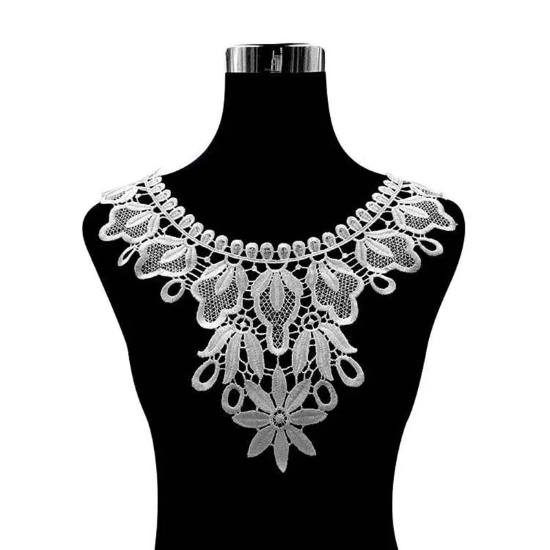5Pcs Floral Lace Fabric Embroidered Applique Neckline DIY White Black Hollow Dresses Clothes Fake Collar For Sewing Handcrafts
5Pcs Floral Lace Fabric Embroidered Applique Neckline DIY White Black Hollow Dresses Clothes Fake Collar For Sewing Handcrafts