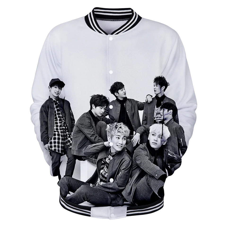 BTOB 3D Printed Baseball Jackets Women/Men Kpop Fashion Casual Long Sleeve Jackets Hot Sale Casual Streetwear Clothes
BTOB 3D Printed Baseball Jackets Women/Men Kpop Fashion Casual Long Sleeve Jackets Hot Sale Casual Streetwear Clothes
