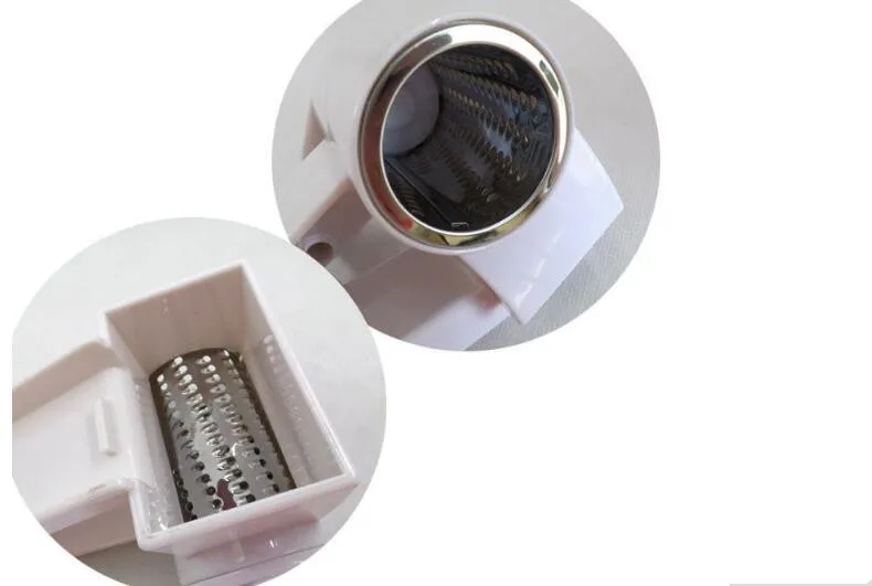 Rotary Cheese Grater Cheese Grinder Ginger Chopper Stainless Steel Cylinder Chopper Chocolate Cheese Grinder
Rotary Cheese Grater Cheese Grinder Ginger Chopper Stainless Steel Cylinder Chopper Chocolate Cheese Grinder