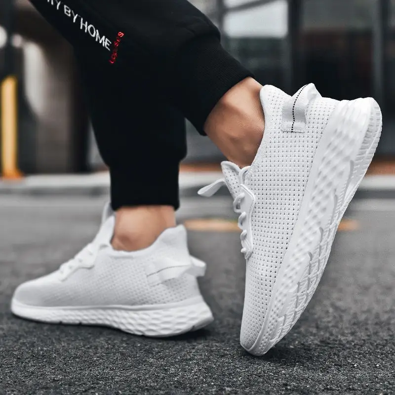 Men Casual Shoes Sneakers Fashion Light Breathable Solid White Knitting Men's For Man Sports Spring Sapato 39 S
Men Casual Shoes Sneakers Fashion Light Breathable Solid White Knitting Men's For Man Sports Spring Sapato 39 S