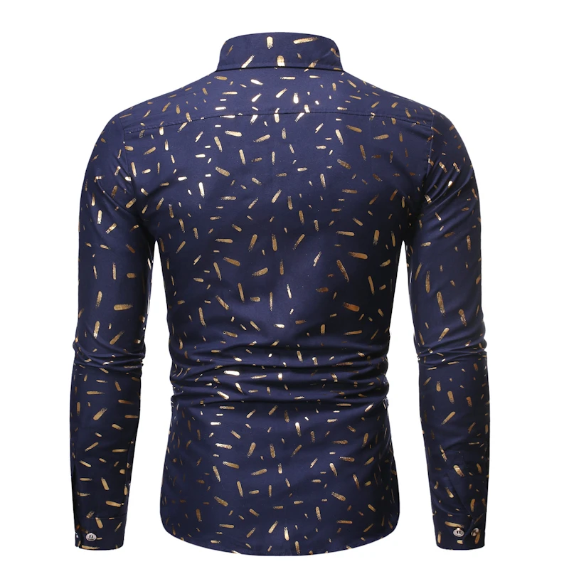 2019 New Men's Casual Printed Shirt Male Red Black Blue Long Sleeve Slim Fit Print Business Shirt Tops S-2XL
2019 New Men's Casual Printed Shirt Male Red Black Blue Long Sleeve Slim Fit Print Business Shirt Tops S-2XL