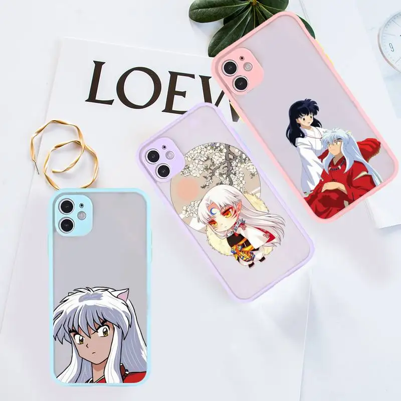 Anime Inuyasha Sesshoumaru Phone Case For iPhone 13 12 11 Mini Pro XR XS Max 7 8 Plus X Matte transparent Purple Back Cover
Anime Inuyasha Sesshoumaru Phone Case For iPhone 13 12 11 Mini Pro XR XS Max 7 8 Plus X Matte transparent Purple Back Cover