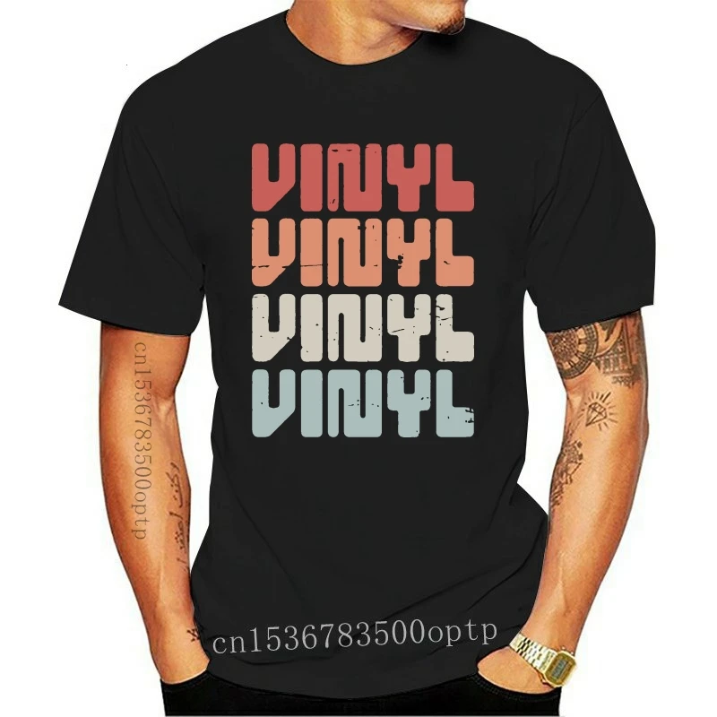 New Men tshirt Retro 70s VINYL Record Text Unisex T Shirt women T-Shirt tees top
New Men tshirt Retro 70s VINYL Record Text Unisex T Shirt women T-Shirt tees top