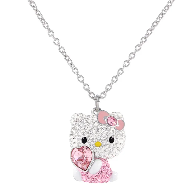 Kt Cat Rhinestone Bowknot Cute Fashion Kitten Crystal Necklace Pendant Pendant Jewelry Ornament Hello Kitty Pendant Necklace
Kt Cat Rhinestone Bowknot Cute Fashion Kitten Crystal Necklace Pendant Pendant Jewelry Ornament Hello Kitty Pendant Necklace