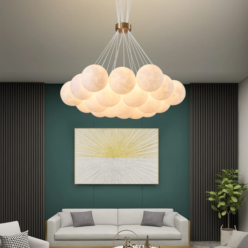 Современный светодиодный подвесной светильник для Гостиная Nordic шар с Спальня