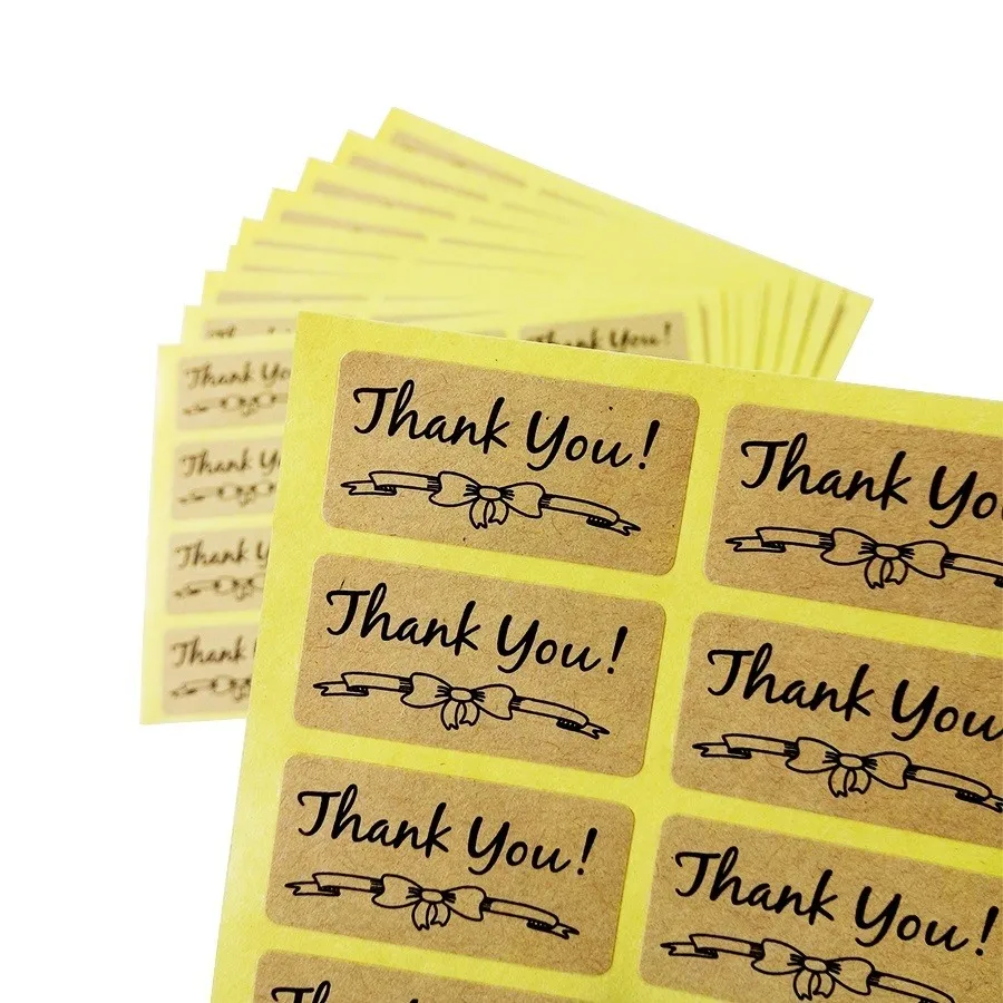 free shipping 1200pcs Kraft Bow Thank You Leather Scrapbooking Paper Labels envelope party Merry Christmas Stickers
free shipping 1200pcs Kraft Bow Thank You Leather Scrapbooking Paper Labels envelope party Merry Christmas Stickers
