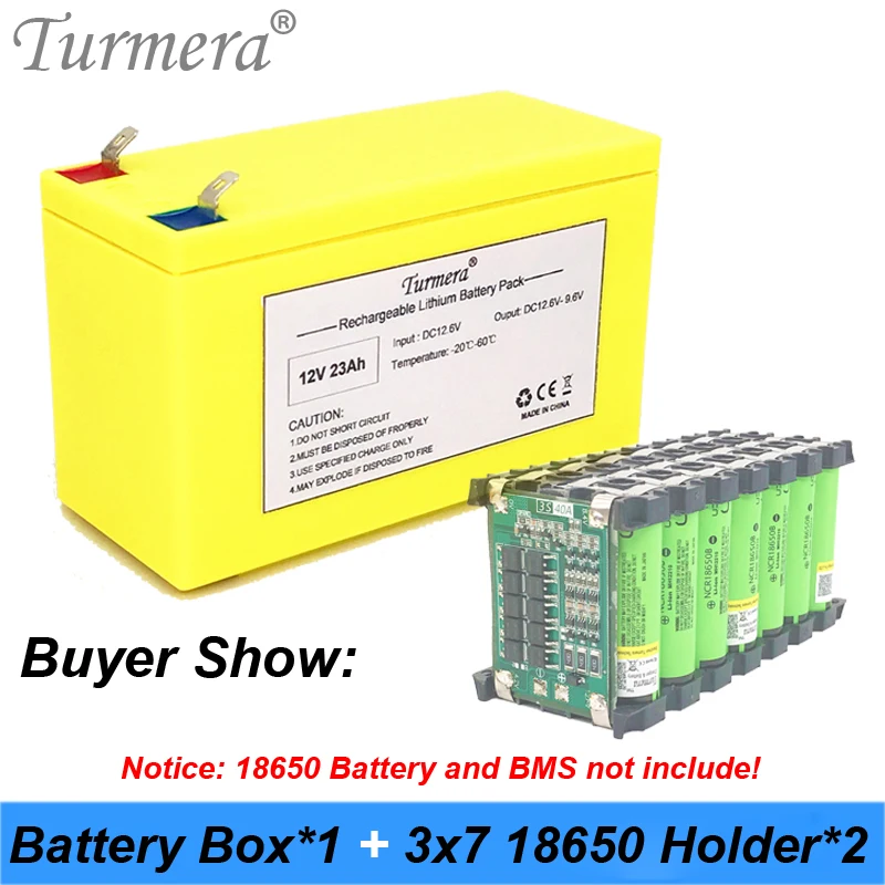 Коробка для хранения литиевых аккумуляторов Turmera с кронштейном 3x7 для бесперебойного питания 12 В, 24 В и аккумуляторов для электровелосипеда
Коробка для хранения литиевых аккумуляторов Turmera с кронштейном 3x7 для бесперебойного питания 12 В, 24 В и аккумуляторов для электровелосипеда