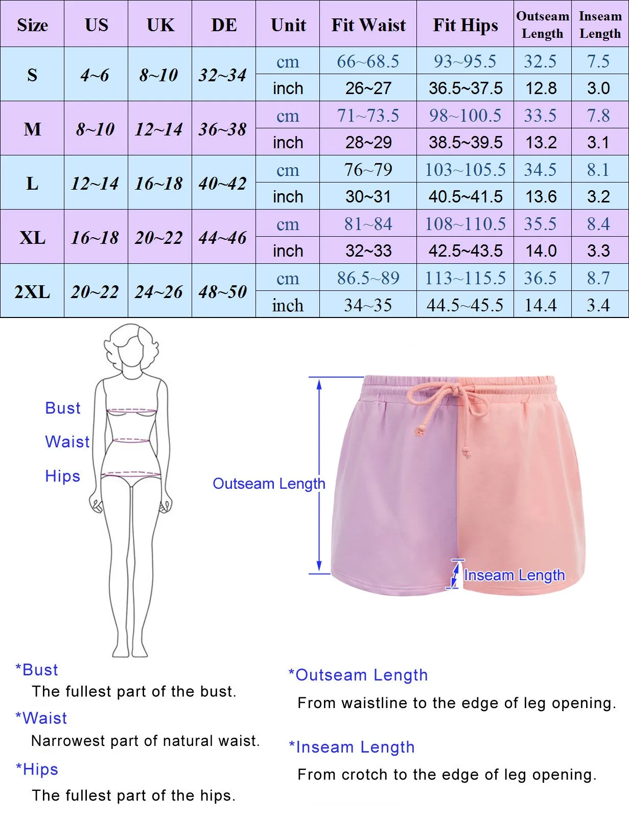 Fashion Breathable Shorts Women Contrast Color Hotpants Casual Elastic Waist Drawstring Shorts Sportwear Young Girl Summer Short
Fashion Breathable Shorts Women Contrast Color Hotpants Casual Elastic Waist Drawstring Shorts Sportwear Young Girl Summer Short