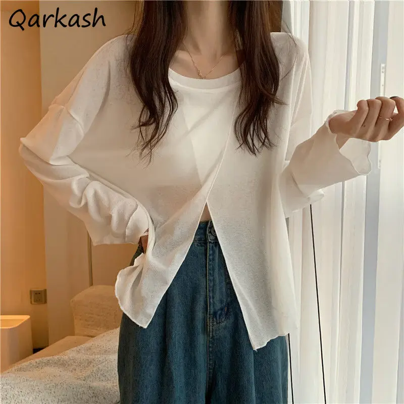 Футболки женские повседневные тонкие однотонные в Корейском стиле, свободные универсальные базовые Топы для девушек и студентов, празднич...
Футболки женские повседневные тонкие однотонные в Корейском стиле, свободные универсальные базовые Топы для девушек и студентов, празднич...