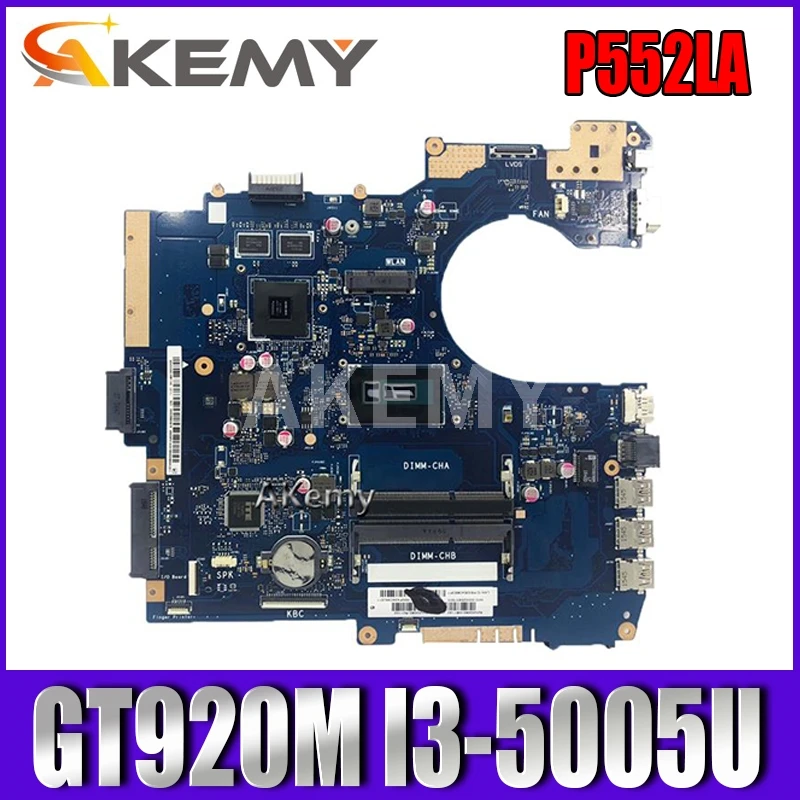 Материнская плата Akemy P552LA для For Asus P552L P552LA P552LJ P2520LA P2520LJ материнская плата для ноутбука 100% протестированная I3-5005/4005CPU GT920M 2GB
Материнская плата Akemy P552LA для For Asus P552L P552LA P552LJ P2520LA P2520LJ материнская плата для ноутбука 100% протестированная I3-5005/4005CPU GT920M 2GB