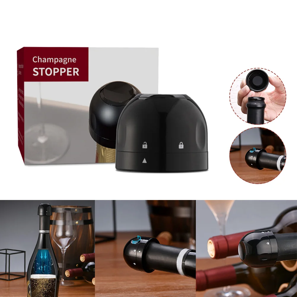 Wine Bottle Stopper Vacuum Sealed Red Wine Champagne Preserver with Lock Leak-proof Wine Corks Plugs Xmas Gifts for Wine Lovers
Wine Bottle Stopper Vacuum Sealed Red Wine Champagne Preserver with Lock Leak-proof Wine Corks Plugs Xmas Gifts for Wine Lovers