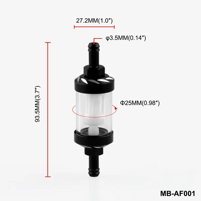 CNC Universal Gas Fuel Oil Filters 8mm Oil Filter Motorcycle Accessories For ATV Dirt Pit Bike Automobile Motocross
CNC Universal Gas Fuel Oil Filters 8mm Oil Filter Motorcycle Accessories For ATV Dirt Pit Bike Automobile Motocross