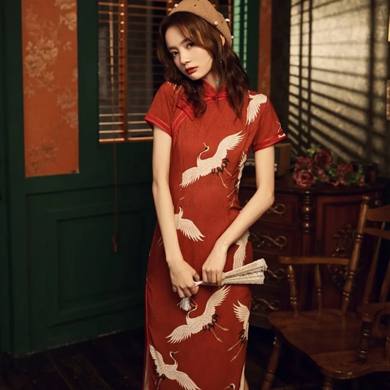 New Arrival 2020 Oriental Dress Traditional Chinese Dress Qipao Asian Clothes Woman Long Shanghai Chinese Style Cheongsam FF2882
New Arrival 2020 Oriental Dress Traditional Chinese Dress Qipao Asian Clothes Woman Long Shanghai Chinese Style Cheongsam FF2882