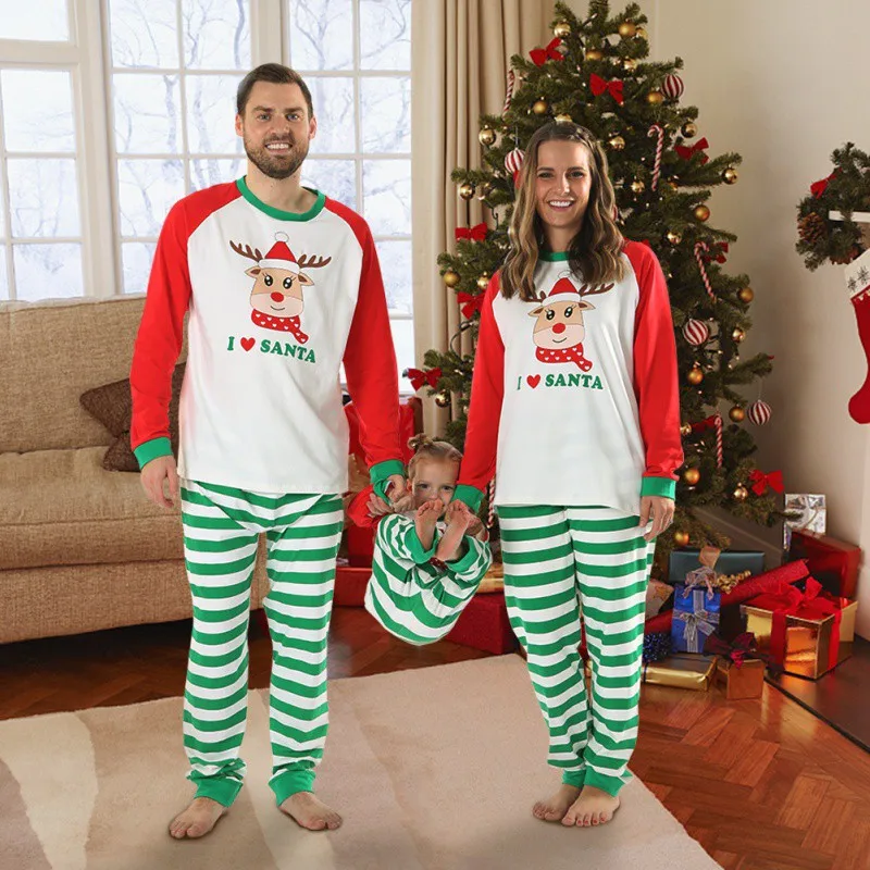 Stylish comfortable Children Clothing Christmas Family Parent-child Suit Printing Home Service Cotton Soft Two-piece Pajamas
Stylish comfortable Children Clothing Christmas Family Parent-child Suit Printing Home Service Cotton Soft Two-piece Pajamas