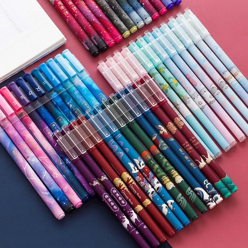 12pcs Creative Cute Cartoon Mouse Constellation Planet Chinese Style Gel Pen 0.5mm Black Ink Gel Pens Set Stationery Supplies
12pcs Creative Cute Cartoon Mouse Constellation Planet Chinese Style Gel Pen 0.5mm Black Ink Gel Pens Set Stationery Supplies