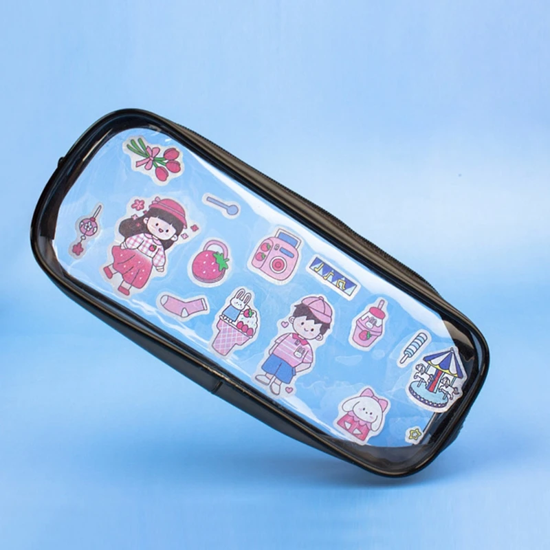 Thicken PVC Wateproof Pen Pouch Simple Clear Cosmetics Storage Case Students Staionery Storage Bag for Adult Business
Thicken PVC Wateproof Pen Pouch Simple Clear Cosmetics Storage Case Students Staionery Storage Bag for Adult Business