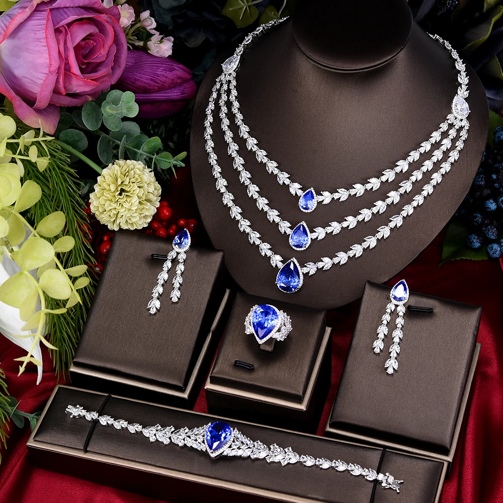 GODKI Famous Brand 4PCS Green CZ Luxury African Jewelry Set For Women Wedding Party Zircon Crystal Dubai Bridal Jewelry Set Gift
GODKI Famous Brand 4PCS Green CZ Luxury African Jewelry Set For Women Wedding Party Zircon Crystal Dubai Bridal Jewelry Set Gift