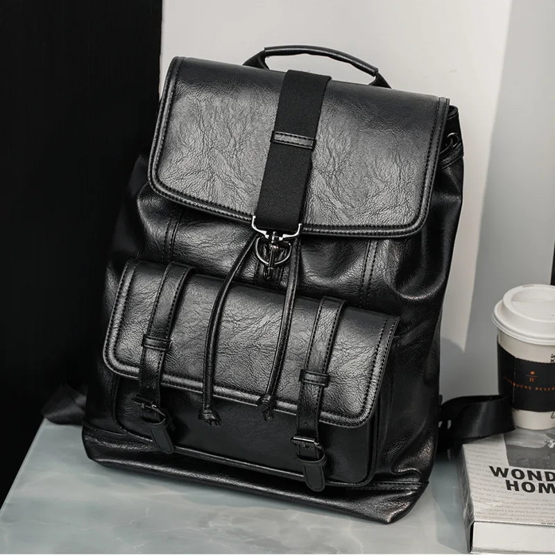 New Fashion Backpack Men's Backpack High Quality Leather Travel Backpacks Mens Computer Bag Designer Backpack for Men Schoolbag 
New Fashion Backpack Men's Backpack High Quality Leather Travel Backpacks Mens Computer Bag Designer Backpack for Men Schoolbag