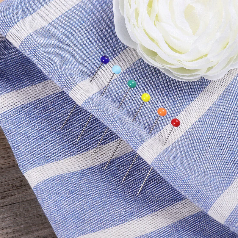 250pcs/set Steel Sewing Pins Ball Multicolor Glass Head Pins Straight Quilting Pins DIY Sewing Crafts Sewing Tools 
250pcs/set Steel Sewing Pins Ball Multicolor Glass Head Pins Straight Quilting Pins DIY Sewing Crafts Sewing Tools