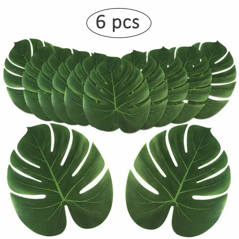 6pcs Artificial Tropical Palm Leaves Summer Jungle Theme Party Wedding Birthday Decoration Home Table Hawaiian Luau Party Plants
6pcs Artificial Tropical Palm Leaves Summer Jungle Theme Party Wedding Birthday Decoration Home Table Hawaiian Luau Party Plants