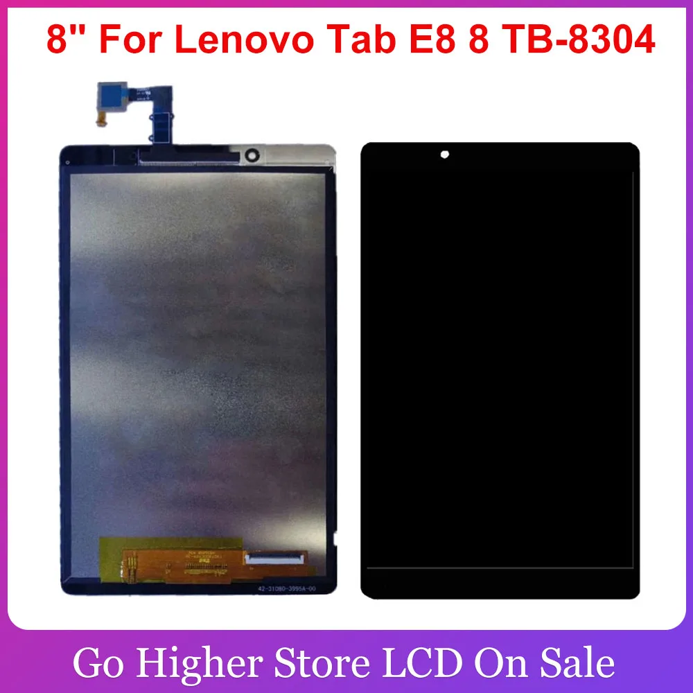 ЖК дисплей для Lenovo Tab E8 8 ТБ 8304F1 TB 8304F 8304 с сенсорным экраном и дигитайзером полный комплект бесплатные