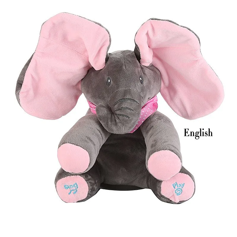 Hide and Seek Elephant and Rabbit Electric Stuffed&Plush Preschool Toys With English Songs Ear Talk for Toddlers Gift(No Box)
Hide and Seek Elephant and Rabbit Electric Stuffed&Plush Preschool Toys With English Songs Ear Talk for Toddlers Gift(No Box)