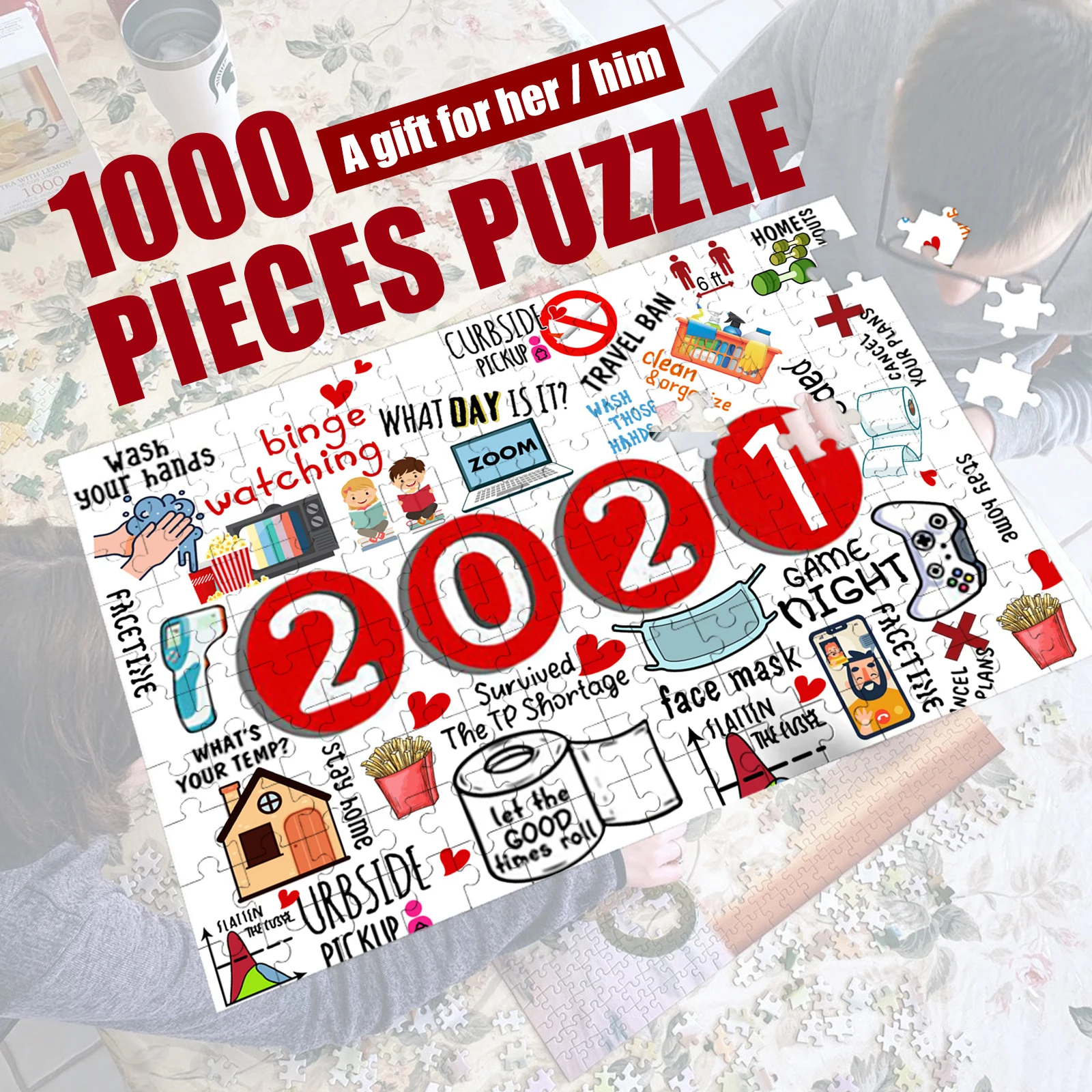 1000Pcs Puzzle Game Educational Toys Or Adults Puzzle Toys Kids Children's Educational Toy Wooden Puzzle Intelligence Puzzle
1000Pcs Puzzle Game Educational Toys Or Adults Puzzle Toys Kids Children's Educational Toy Wooden Puzzle Intelligence Puzzle