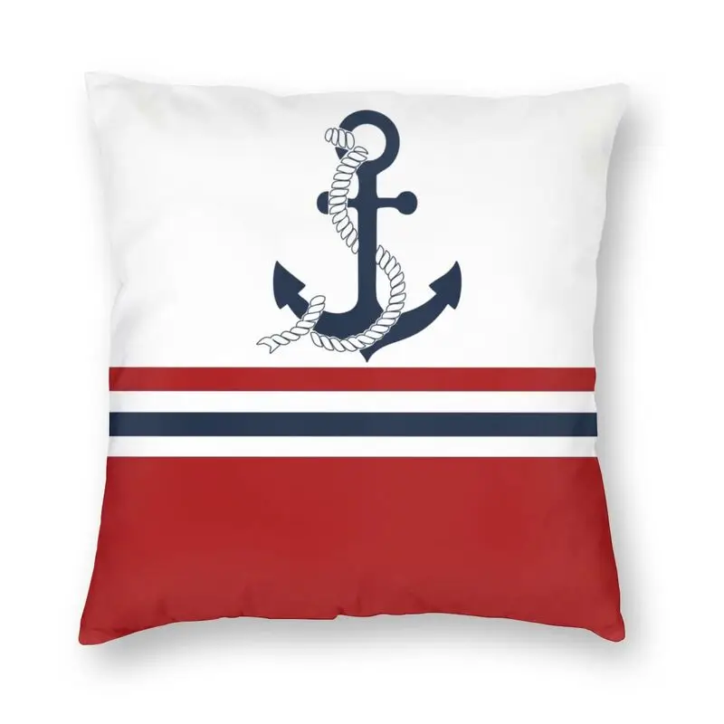 Soft Nautical Blue Anchors With Stripes Throw Pillow Cover Decoration Custom Sailing Sailor Cushion Cover Pillowcover for Sofa
Soft Nautical Blue Anchors With Stripes Throw Pillow Cover Decoration Custom Sailing Sailor Cushion Cover Pillowcover for Sofa