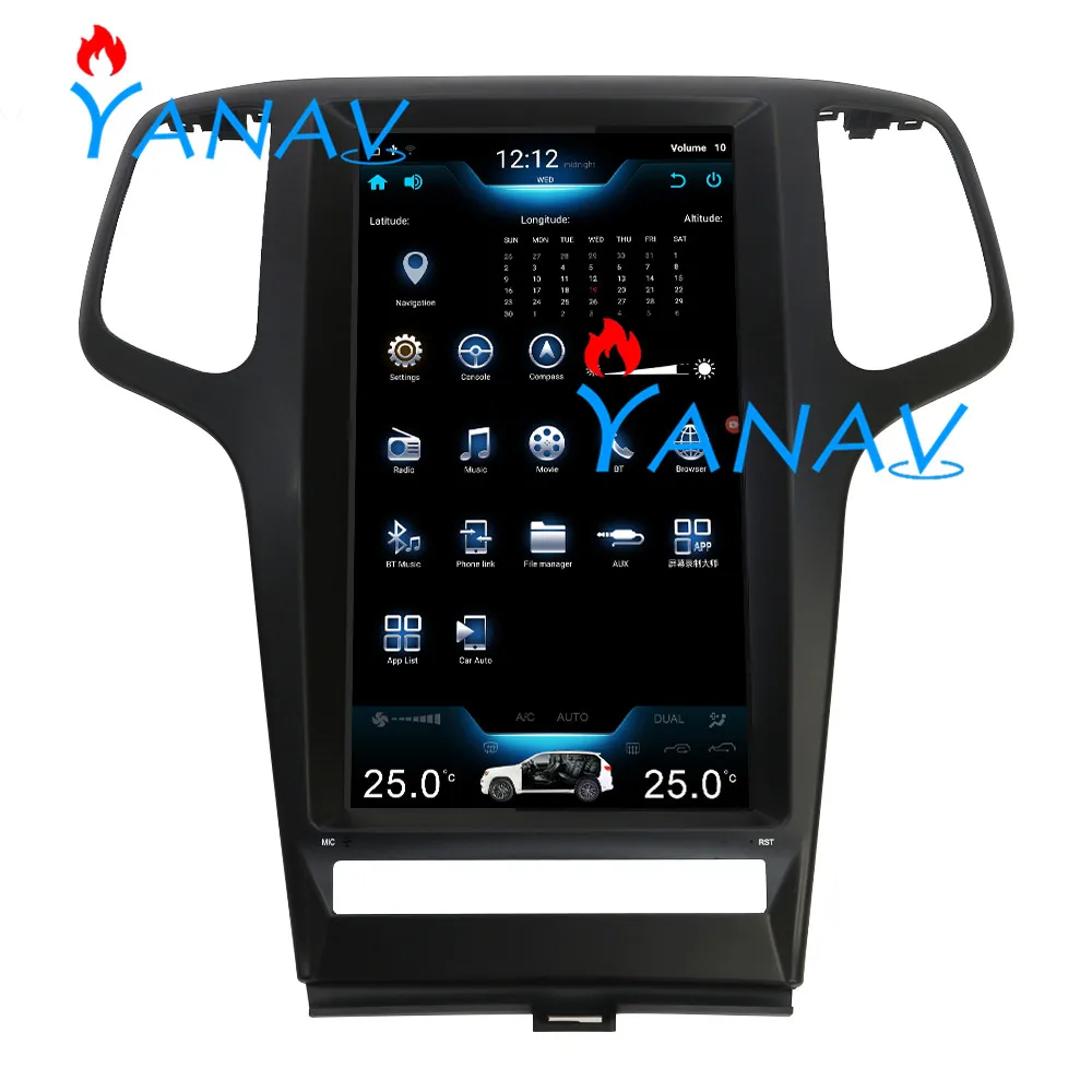 Автомагнитола PX6 на платформе Android, с вертикальным экраном 13,3 дюйма, для-Jeep Grand Cherokee 2009-2013, GPS-навигация, радио, DVD-плеер
Автомагнитола PX6 на платформе Android, с вертикальным экраном 13,3 дюйма, для-Jeep Grand Cherokee 2009-2013, GPS-навигация, радио, DVD-плеер