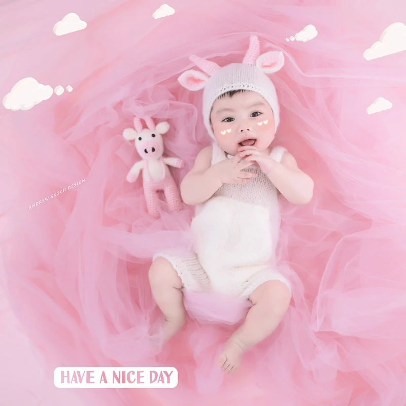 W3JF Baby Crochet Cow Doll Cute Animal Ox Hat Bonnet Beanies Knitted Stuffed Toys Set Newborn Photography Props
W3JF Baby Crochet Cow Doll Cute Animal Ox Hat Bonnet Beanies Knitted Stuffed Toys Set Newborn Photography Props