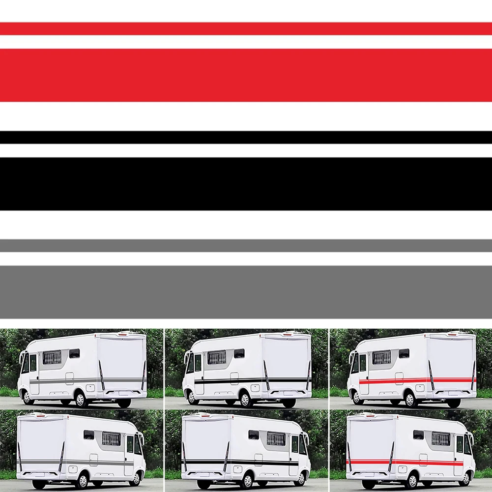 5PCS Car Stripe Marks Motorhome Stickers Stripes Graphics Stickers Auto Decals Camper Van Car Stripes Car Accessories
5PCS Car Stripe Marks Motorhome Stickers Stripes Graphics Stickers Auto Decals Camper Van Car Stripes Car Accessories