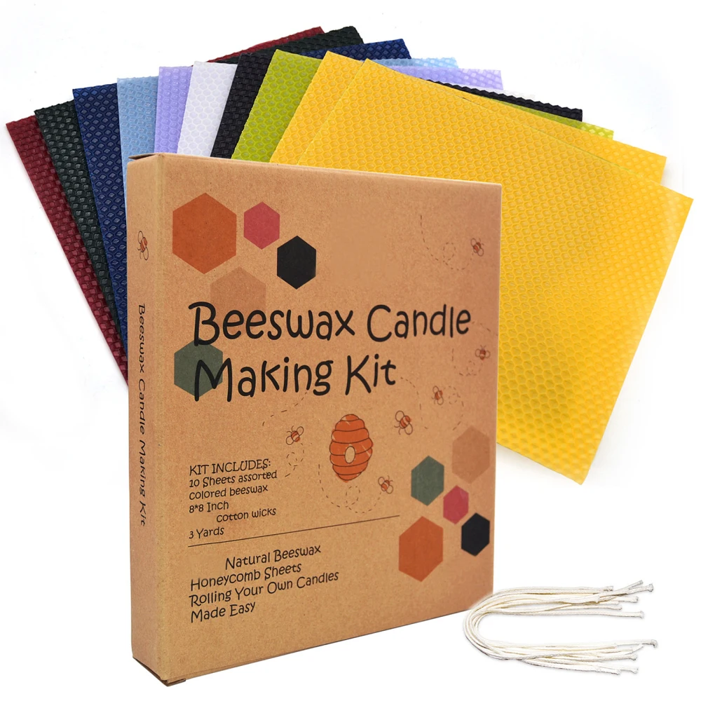 Beeswax Candle DIY Handmade Candles Hand-rolled Developing Intelligence 20x20cm Birthday Party Gift 20*20cm Smokeless Wax Sheet
Beeswax Candle DIY Handmade Candles Hand-rolled Developing Intelligence 20x20cm Birthday Party Gift 20*20cm Smokeless Wax Sheet