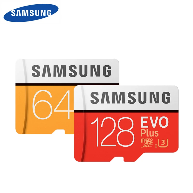 Карта памяти Micro SD SAMSUNG EVO Plus 128 ГБ класс 10 TF-карта C10 microsd U3 бесплатная доставка -