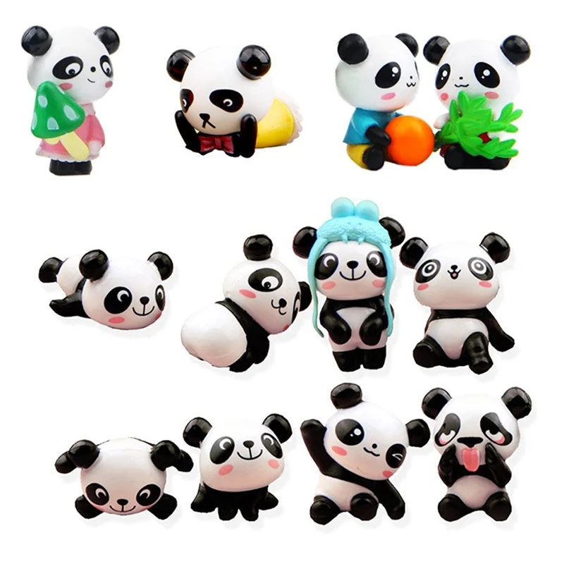 12 PCS Cute Pandas Toy Figurines Toy Cake Decoration Suitable for Cake Decoration or Cupcake Decoration Birthday Cake Decoration
12 PCS Cute Pandas Toy Figurines Toy Cake Decoration Suitable for Cake Decoration or Cupcake Decoration Birthday Cake Decoration