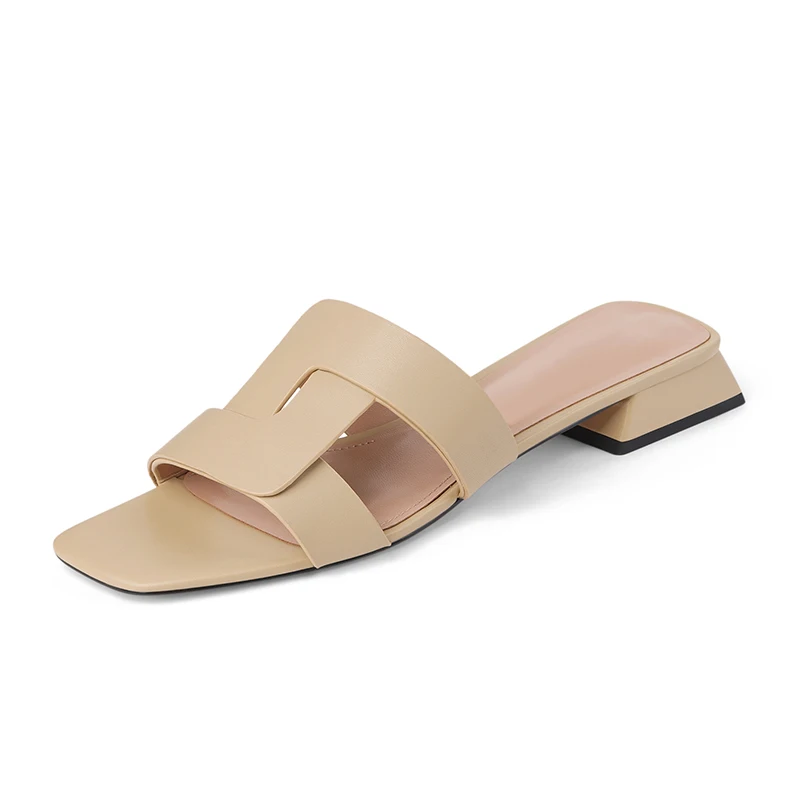 Women Slippers Low Heels Microfiber Leather Apricot Square Toe Daily Shoes 2021 Summer Casual Shoes Outside Handmade
Women Slippers Low Heels Microfiber Leather Apricot Square Toe Daily Shoes 2021 Summer Casual Shoes Outside Handmade
