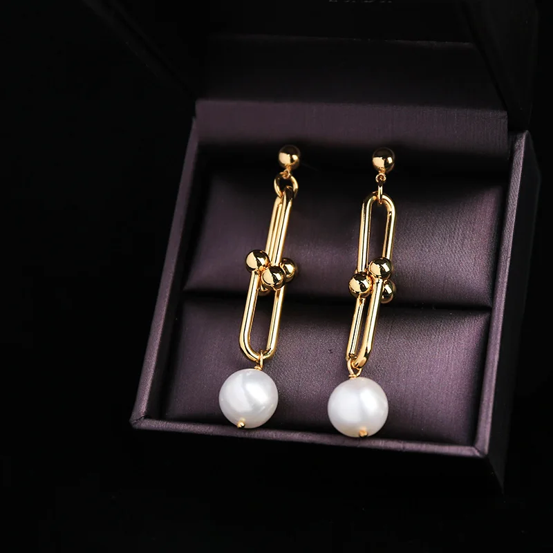 Punk Double Layer Metal Chain Baroque Pearl Jewelry Set for Women Long Drop Earrings Head Sculpture Pendant Necklace Set TZ021
Punk Double Layer Metal Chain Baroque Pearl Jewelry Set for Women Long Drop Earrings Head Sculpture Pendant Necklace Set TZ021