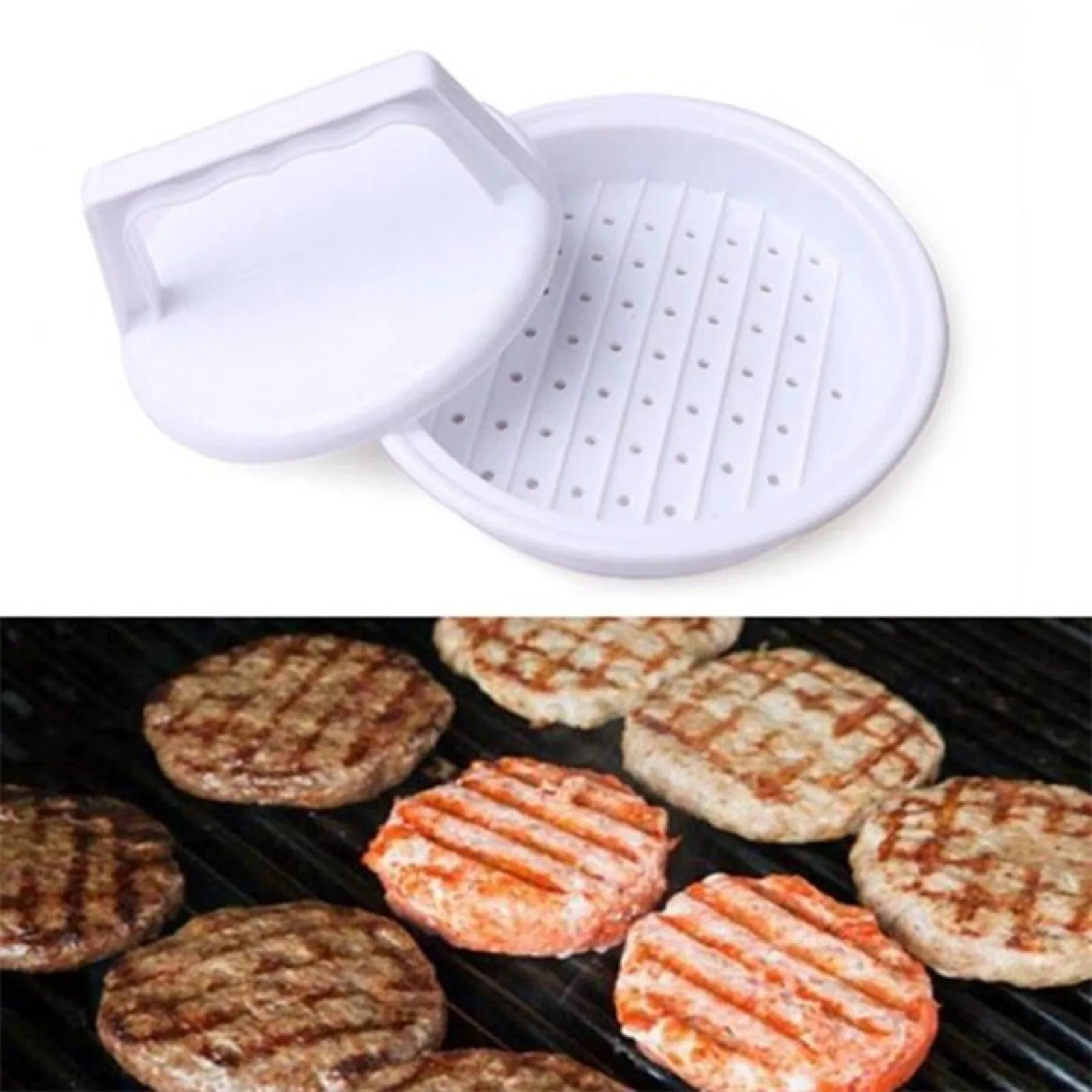 1PC Detachable Household Non-stick Hamburger Pressure Mode Kit Hamburger Press, Anti-sticking And Easy To Clean Tools L*5
1PC Detachable Household Non-stick Hamburger Pressure Mode Kit Hamburger Press, Anti-sticking And Easy To Clean Tools L*5