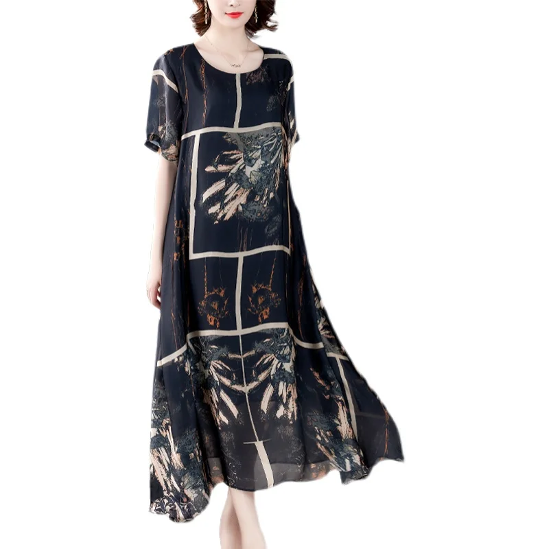 COIGARSAM 4XL Plus Size Vintage Print Women dress New Summer Loose Dresses Design And Color 8032
COIGARSAM 4XL Plus Size Vintage Print Women dress New Summer Loose Dresses Design And Color 8032