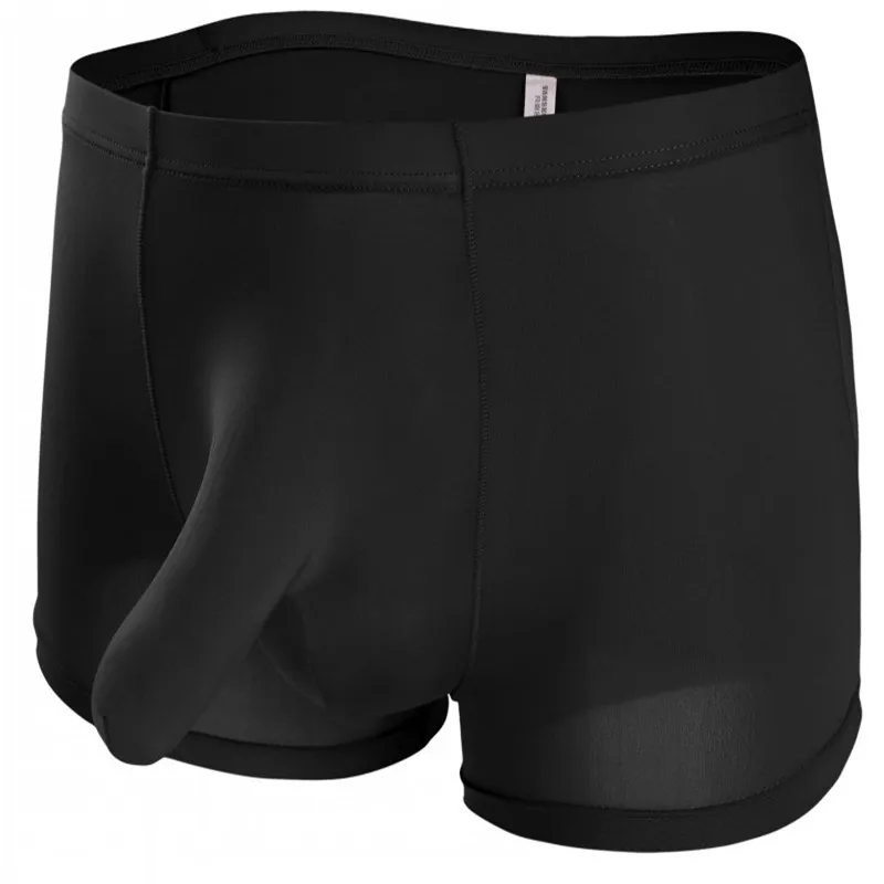 Fun panties Men's underwear Sexy boxers shorts elephant nose JJ silk underwear ice men pants
Fun panties Men's underwear Sexy boxers shorts elephant nose JJ silk underwear ice men pants