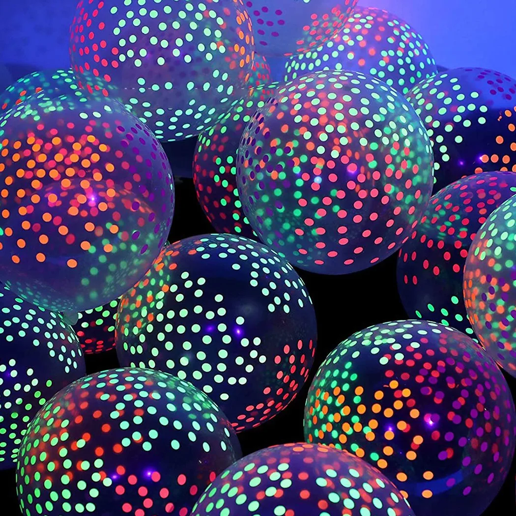 Luminous Party Balloons Clear Latex 12 Inch Neon UV Blacklight Reactive Star Points Balloon DIY Birthday Christmas Wedding Decor
Luminous Party Balloons Clear Latex 12 Inch Neon UV Blacklight Reactive Star Points Balloon DIY Birthday Christmas Wedding Decor