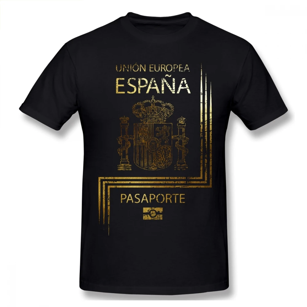 Spanish Passport Vintage Logo Men T Shirt Oversize O-neck Cotton Short Sleeve Funny T Shirts
Spanish Passport Vintage Logo Men T Shirt Oversize O-neck Cotton Short Sleeve Funny T Shirts