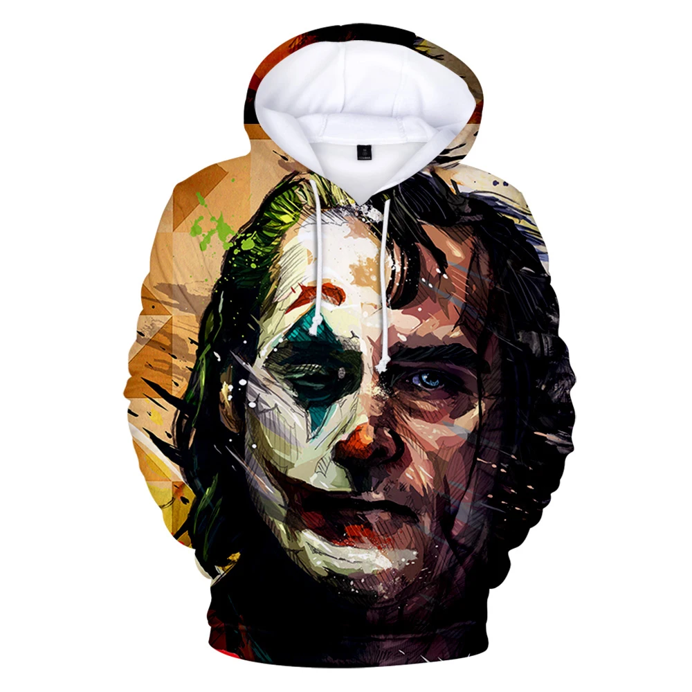 New Fashion Joker Sweatshirts Men Brand Hoodies 3D Printing Hoodie hip hop Male Casual funny Tracksuits clothes harajuku Tops
New Fashion Joker Sweatshirts Men Brand Hoodies 3D Printing Hoodie hip hop Male Casual funny Tracksuits clothes harajuku Tops