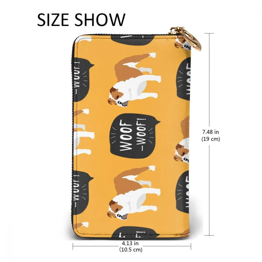 Pug Dogs Long Wallet with Credit Card Slots ID Holder Checkbook Organizer Zipper Coin Purse
Pug Dogs Long Wallet with Credit Card Slots ID Holder Checkbook Organizer Zipper Coin Purse
