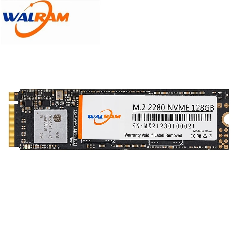 Жесткий диск Walram M.2 PCI-e NVMe SSD 128 256 512 ГБ ТБ твердотельный M2 PCIe внутренний жесткий 2280