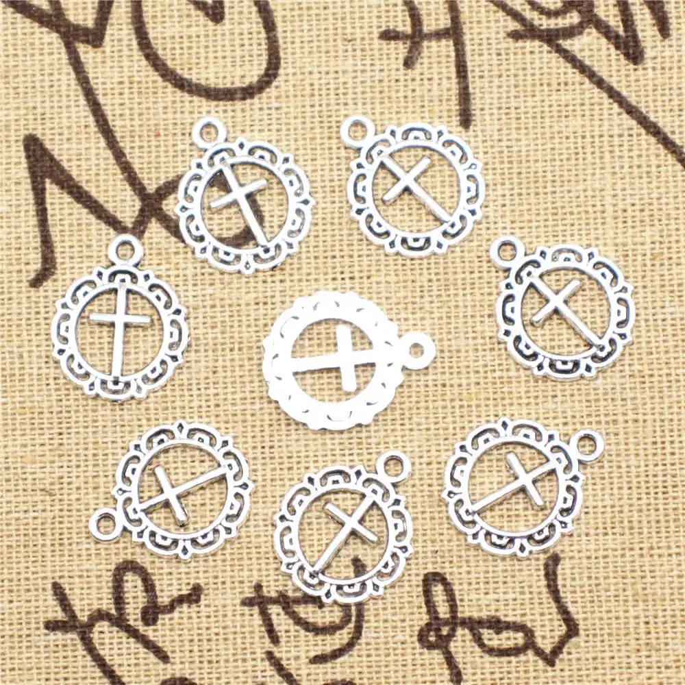 Аксессуары для ювелирных изделий 16x19 мм, подвески в виде креста, античное серебро, 20 шт.
Аксессуары для ювелирных изделий 16x19 мм, подвески в виде креста, античное серебро, 20 шт.