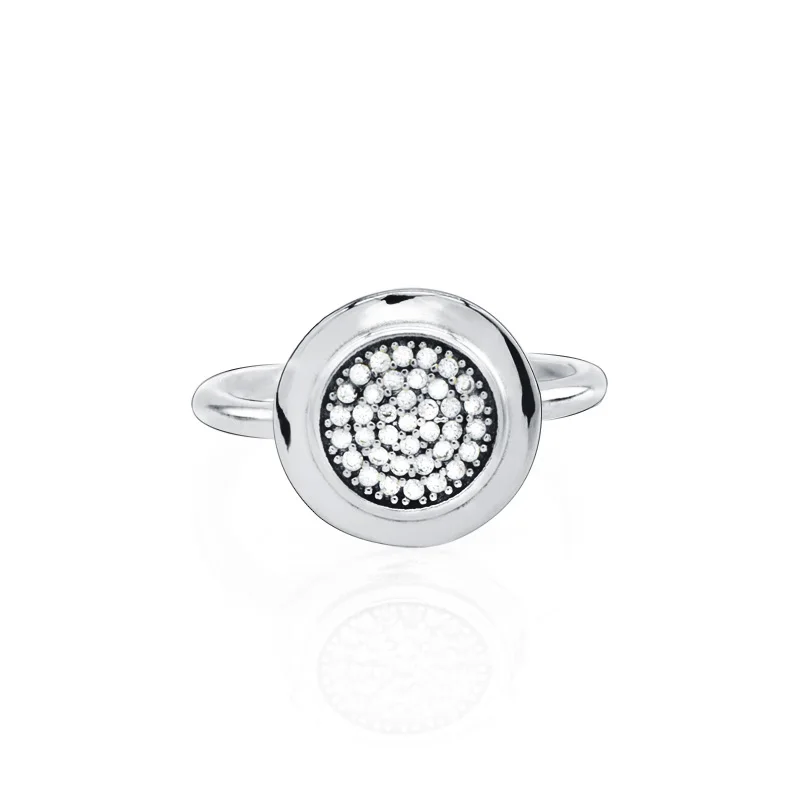 Серебряное кольцо с кристаллами 925 серебряные кольца для женщин подарки на