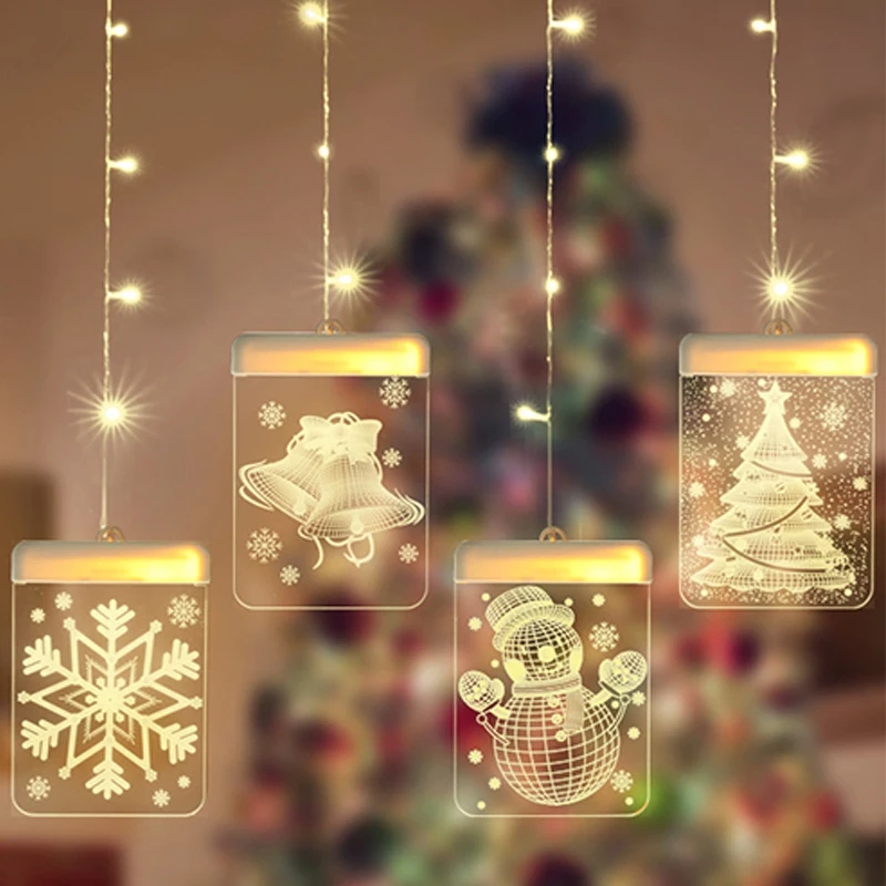 Christmas Decoration Hanging Lights LED String Light for Indoor Christmas Snowflake/Christmas Tree Lights
Christmas Decoration Hanging Lights LED String Light for Indoor Christmas Snowflake/Christmas Tree Lights