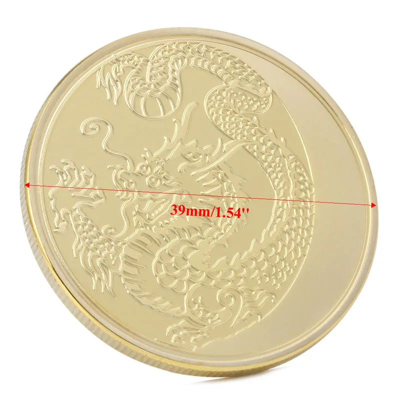Gold Plated Russia Lunar Zodiac Dragon Commemorative Collection Memorial Coins
Gold Plated Russia Lunar Zodiac Dragon Commemorative Collection Memorial Coins